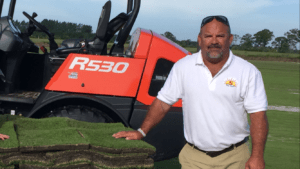 Doug Carter, owner of Sun Turf sod farm in Florida.