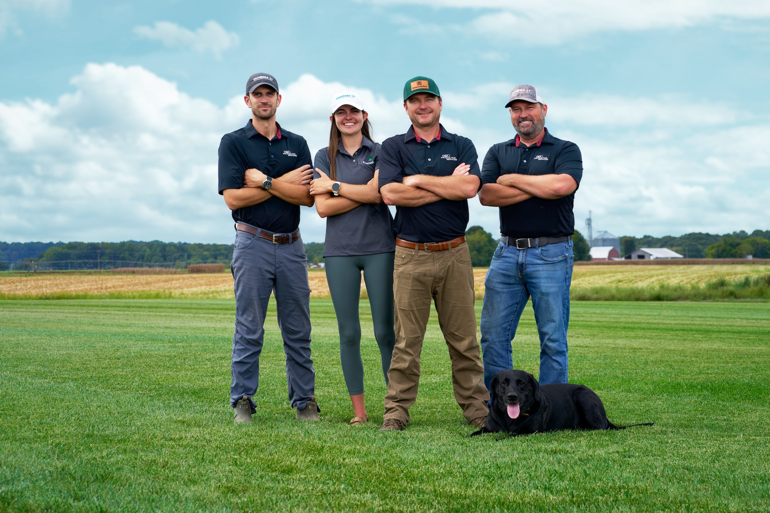 Team with Dog Riverside Turf